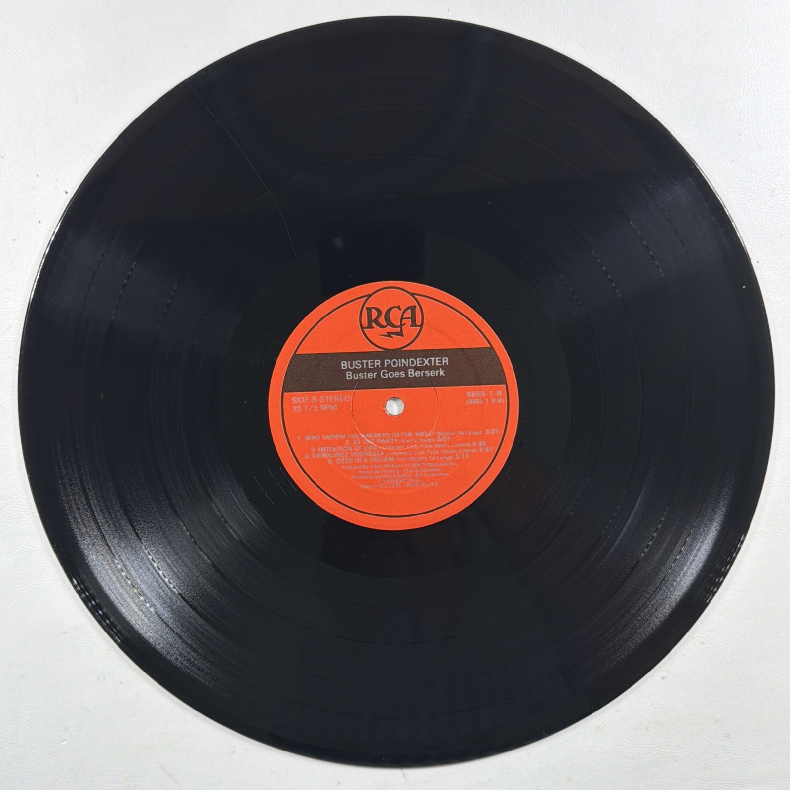 Buster Poindexter – Buster Goes Berserk LP RCA 9665-1-R VG+ 1989 Hit The Road… - Image 5