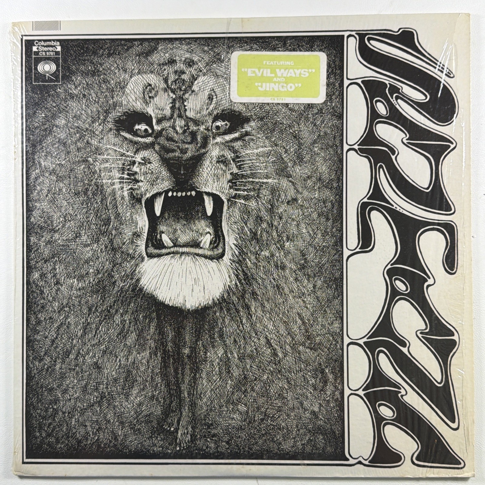 Santana - Self Titled LP Columbia CS 9781 EX Shrinkwrap Hype 1970 Evil Ways
