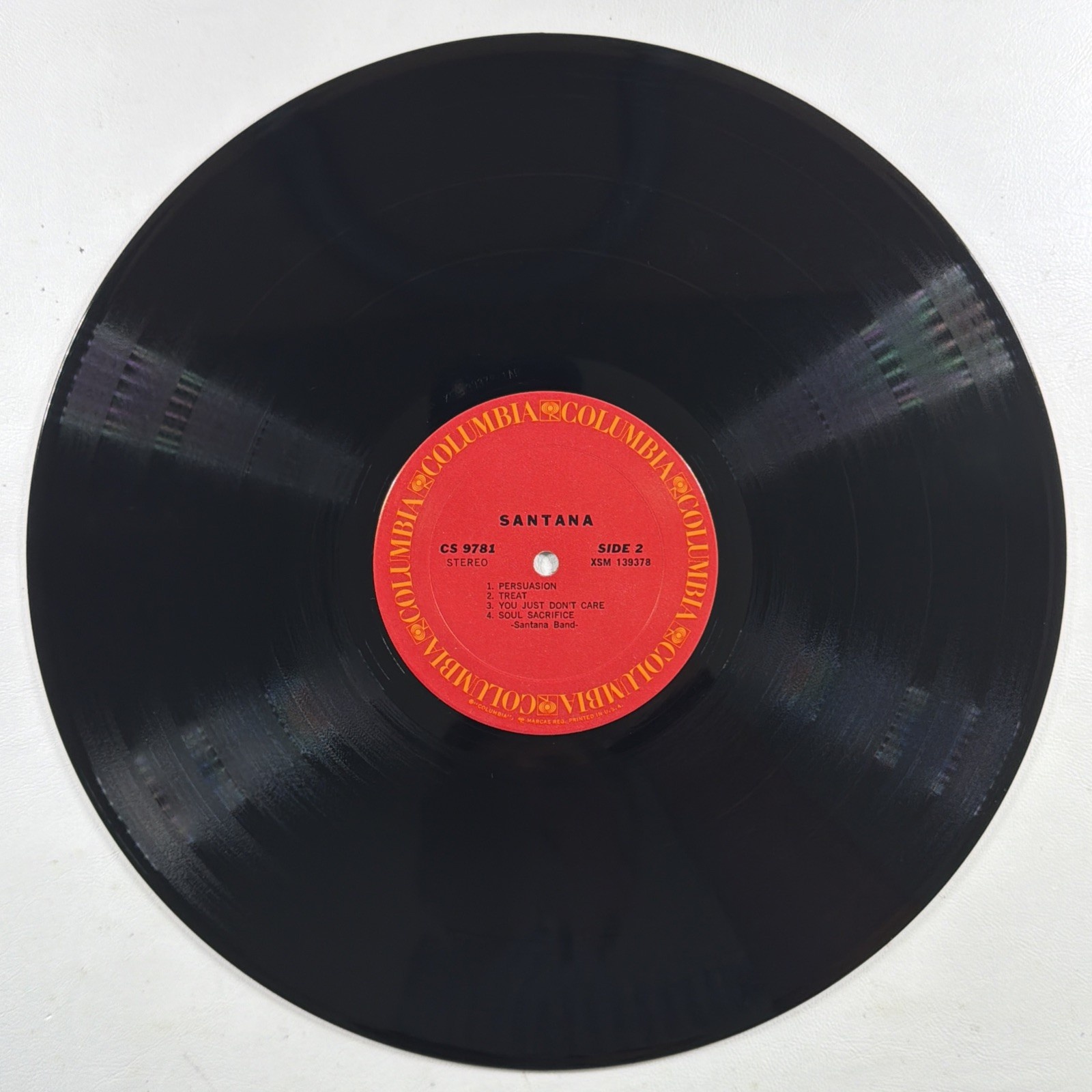 Santana - Self Titled LP Columbia CS 9781 EX Shrinkwrap Hype 1970 Evil Ways - Image 5