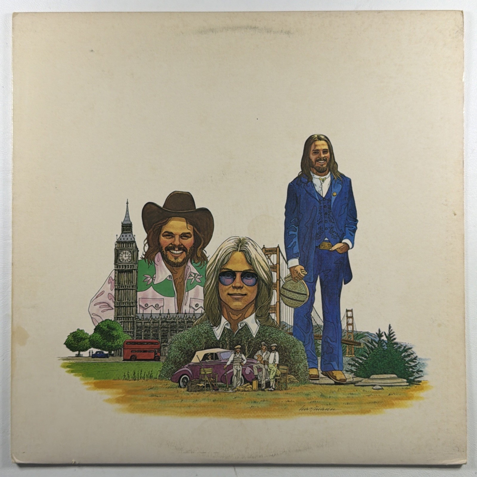 America - History America's Greatest Hits LP Warren Bros BS 2894 EX 1975