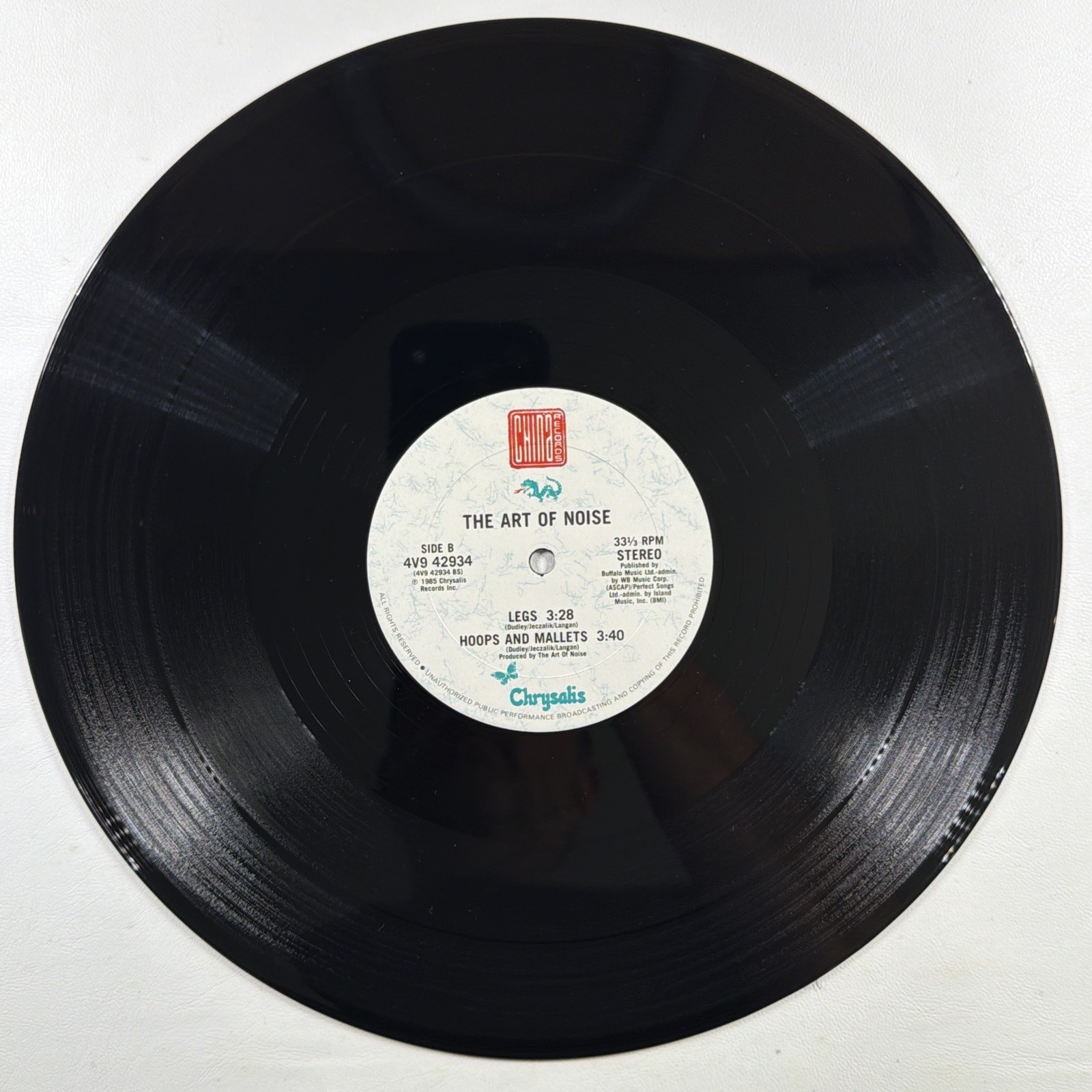 The Art of Noise - Legs LP Chrysalis Records 4V9 42934 NM 1985 Promo - Image 4