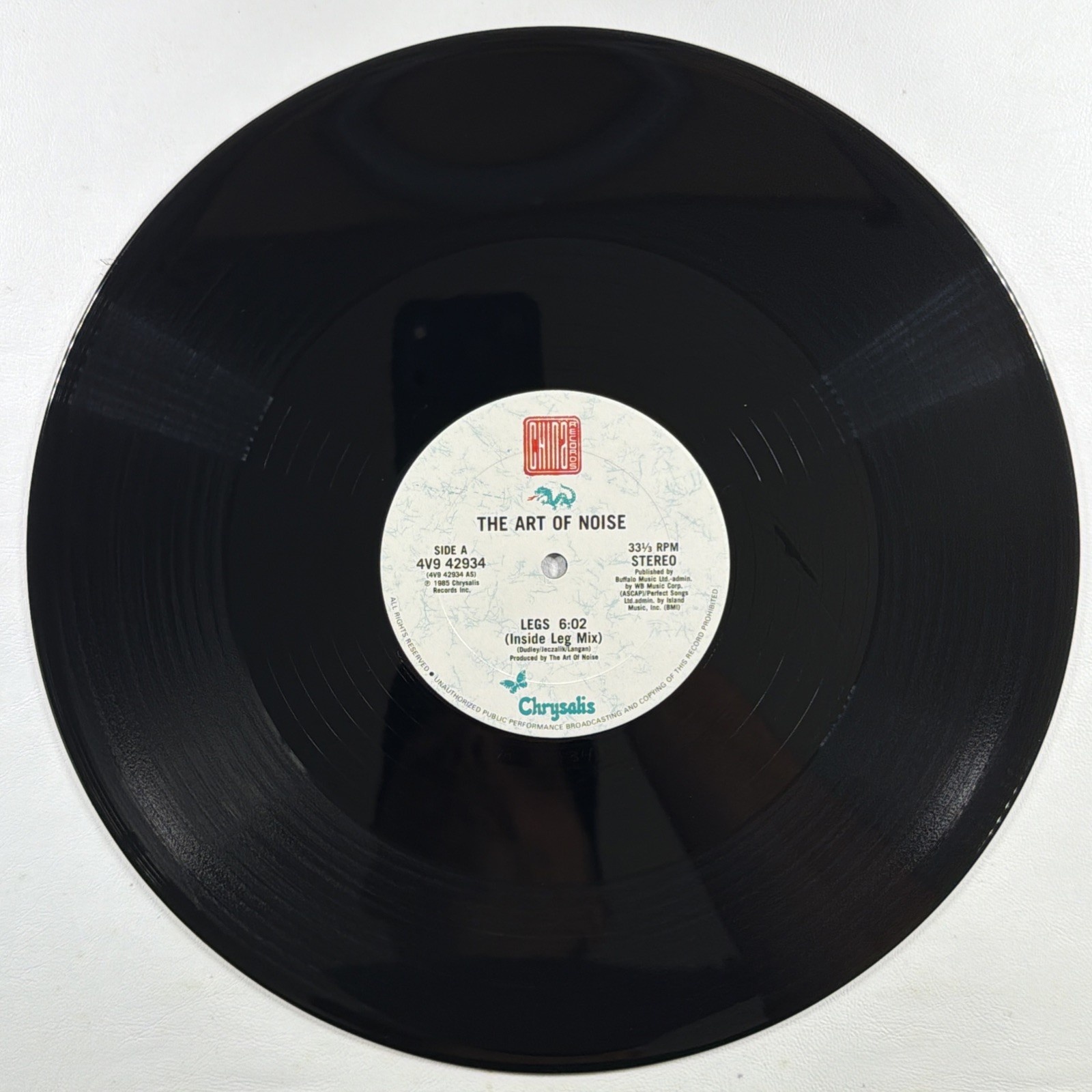 The Art of Noise - Legs LP Chrysalis Records 4V9 42934 NM 1985 Promo - Image 5
