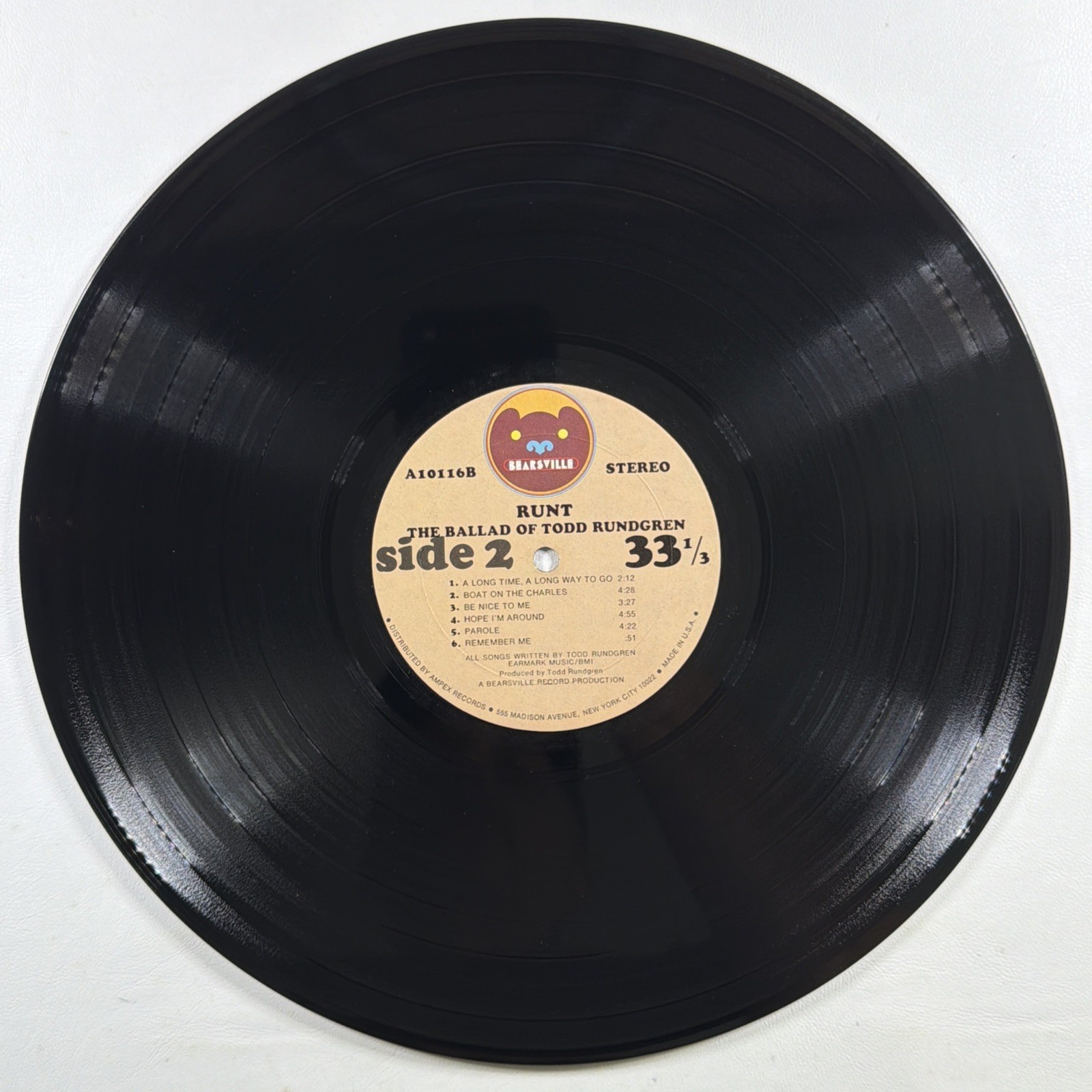 Todd Rundgren - Runt The Ballad Of Todd Rundgren LP Bearsville A-10116 EX 1971 - Image 6