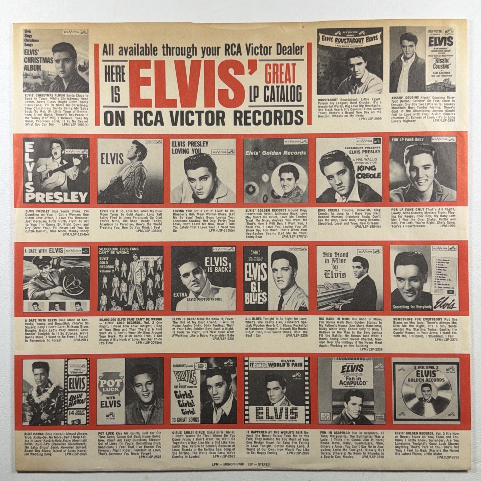 Elvis Presley - Harum Scarum LP RCA Victor LSP-3468 NM Shrink Hype Stereo 1965 - Image 3