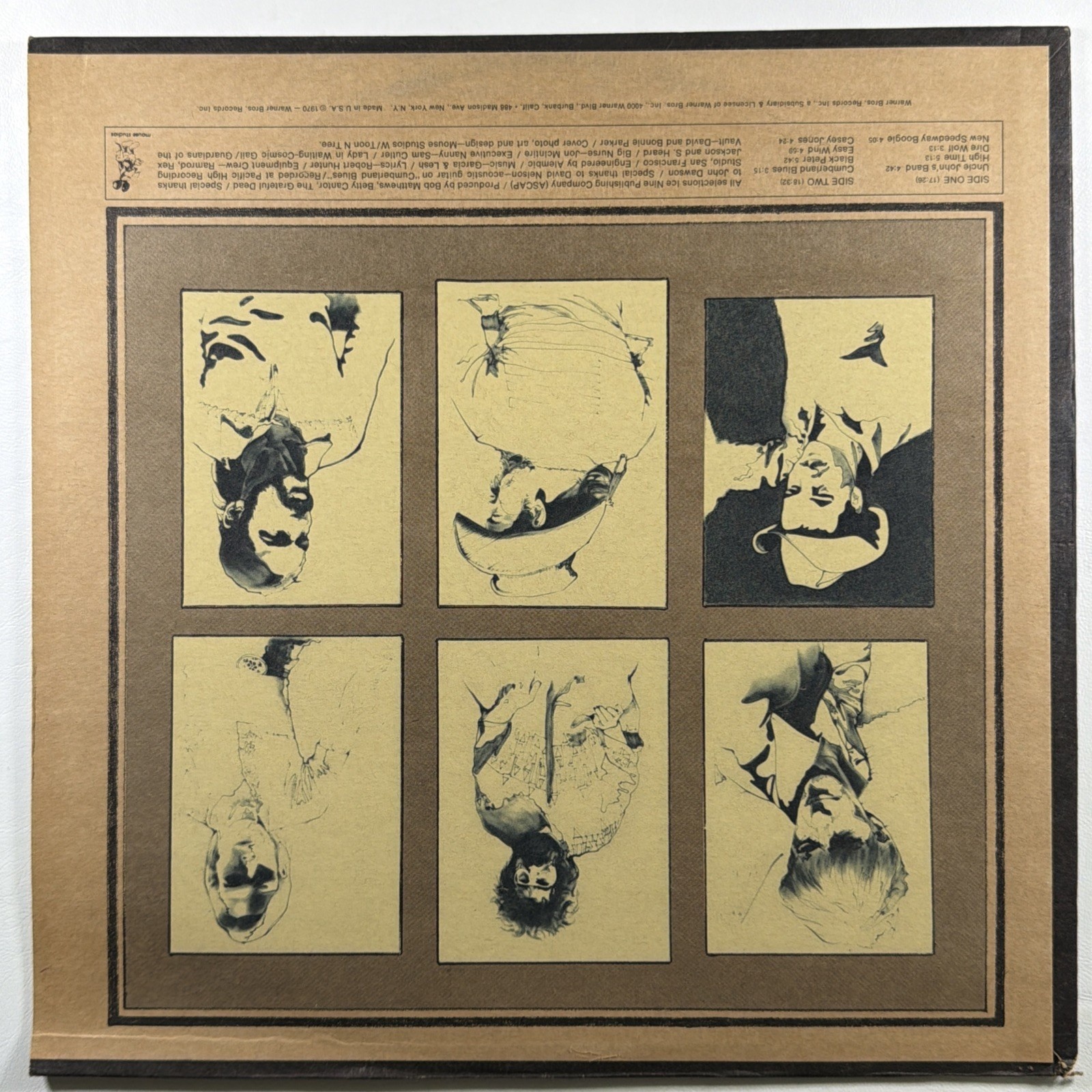 Workingman' Dead - Grateful Dead LP Warner Bros WS1869 NM 1970 First Press - Image 2