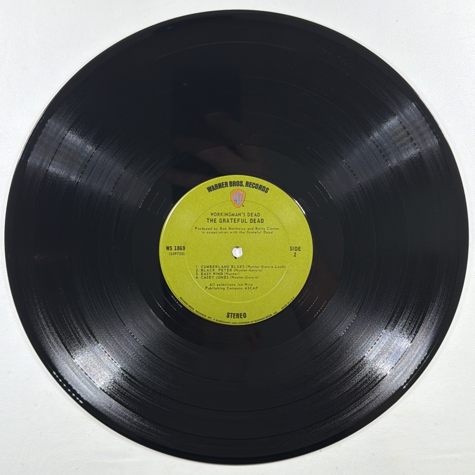 Workingman' Dead - Grateful Dead LP Warner Bros WS1869 NM 1970 First Press - Image 5