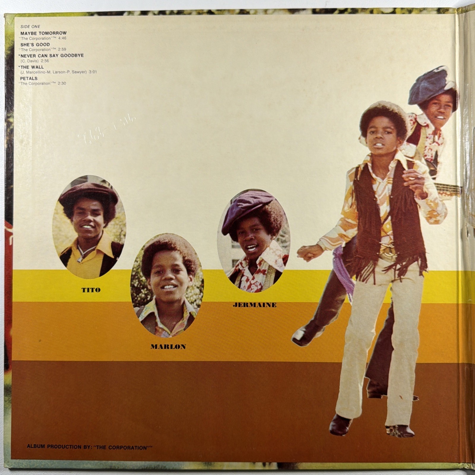 Jackson 5 - Maybe Tomorrow LP Motown Records MS-735 VG Gatefold 1971 - Image 2