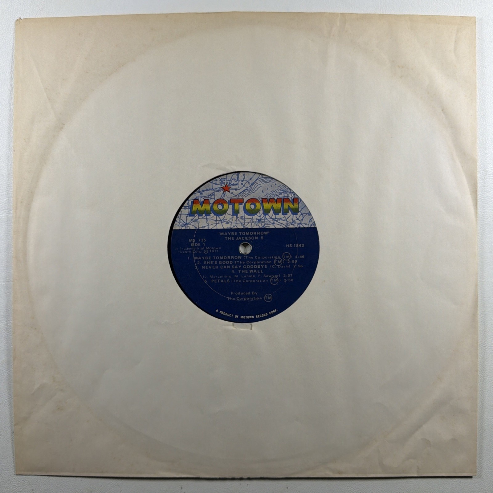 Jackson 5 - Maybe Tomorrow LP Motown Records MS-735 VG Gatefold 1971 - Image 4