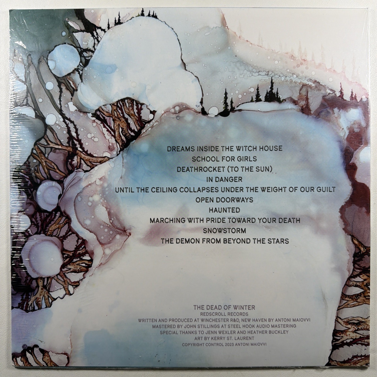 Antoni Maioovi - The Dead Of Winter LP Redscroll Sealed Blue/Grey 2023 - Image 2