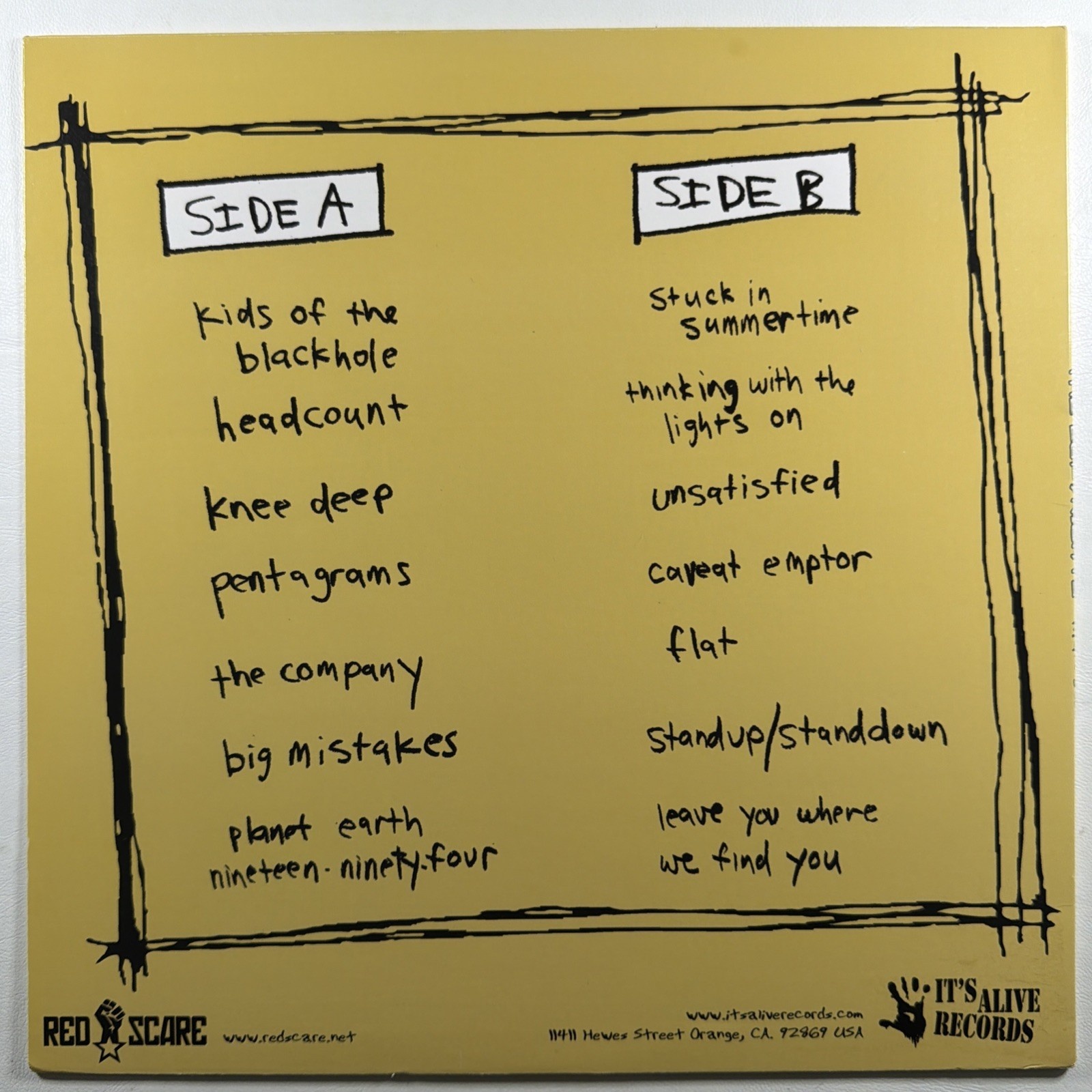 The Copyrights - Make Sound LP It’s Alive Records NM 2008 Ltd Ed Clear 250 Press - Image 2
