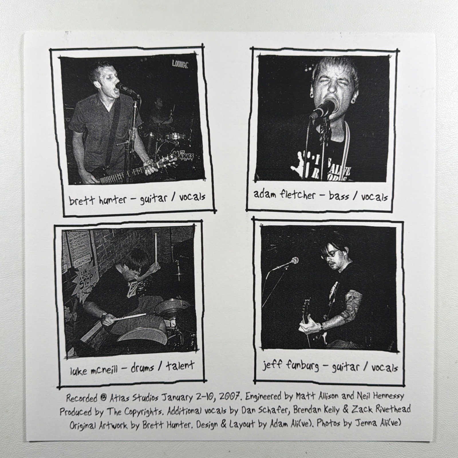 The Copyrights - Make Sound LP It’s Alive Records NM 2008 Ltd Ed Clear 250 Press - Image 3