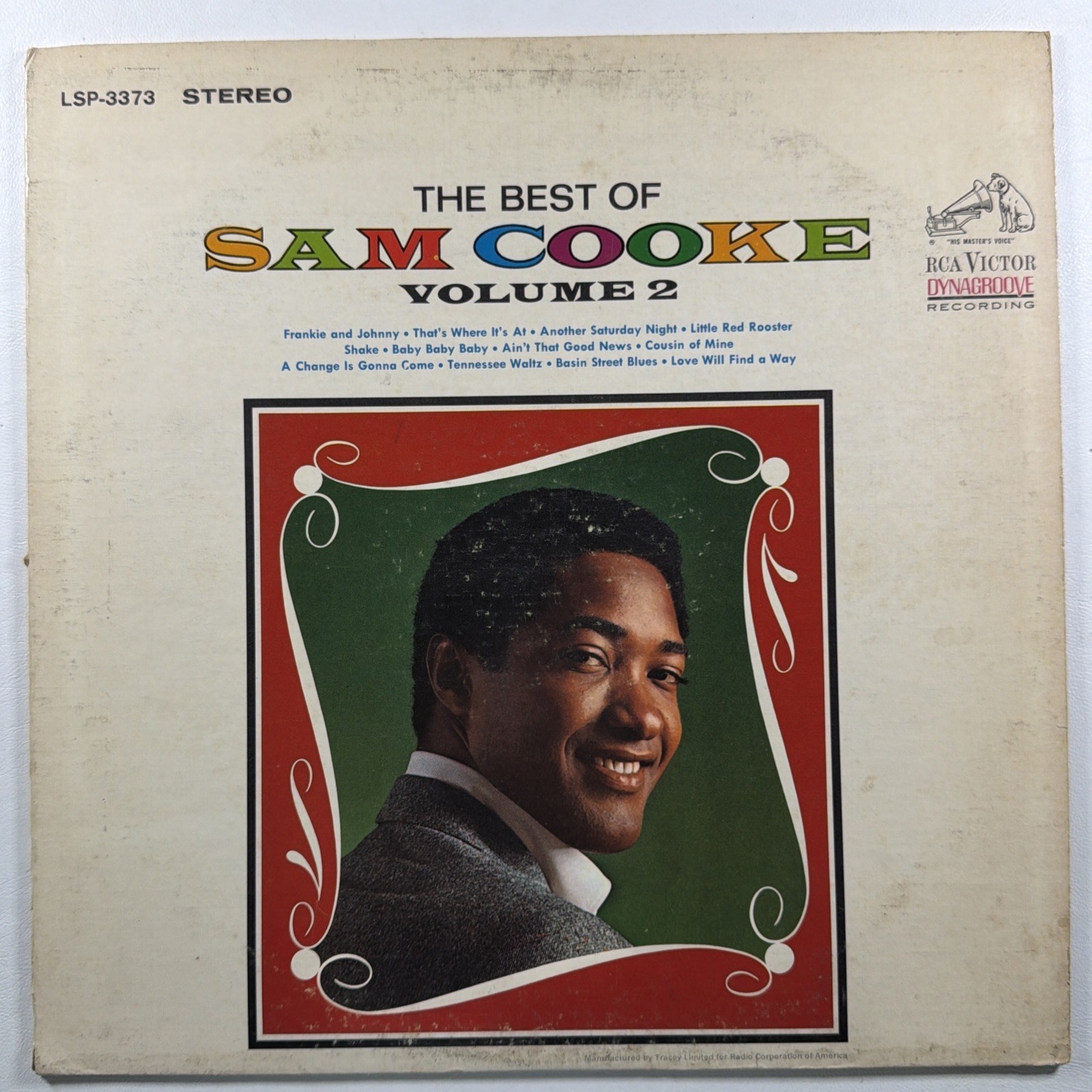Sam Cooke -The Best of Sam Cooke Vol 2 LP RCA Victor LSP-3373 VG+ 1965