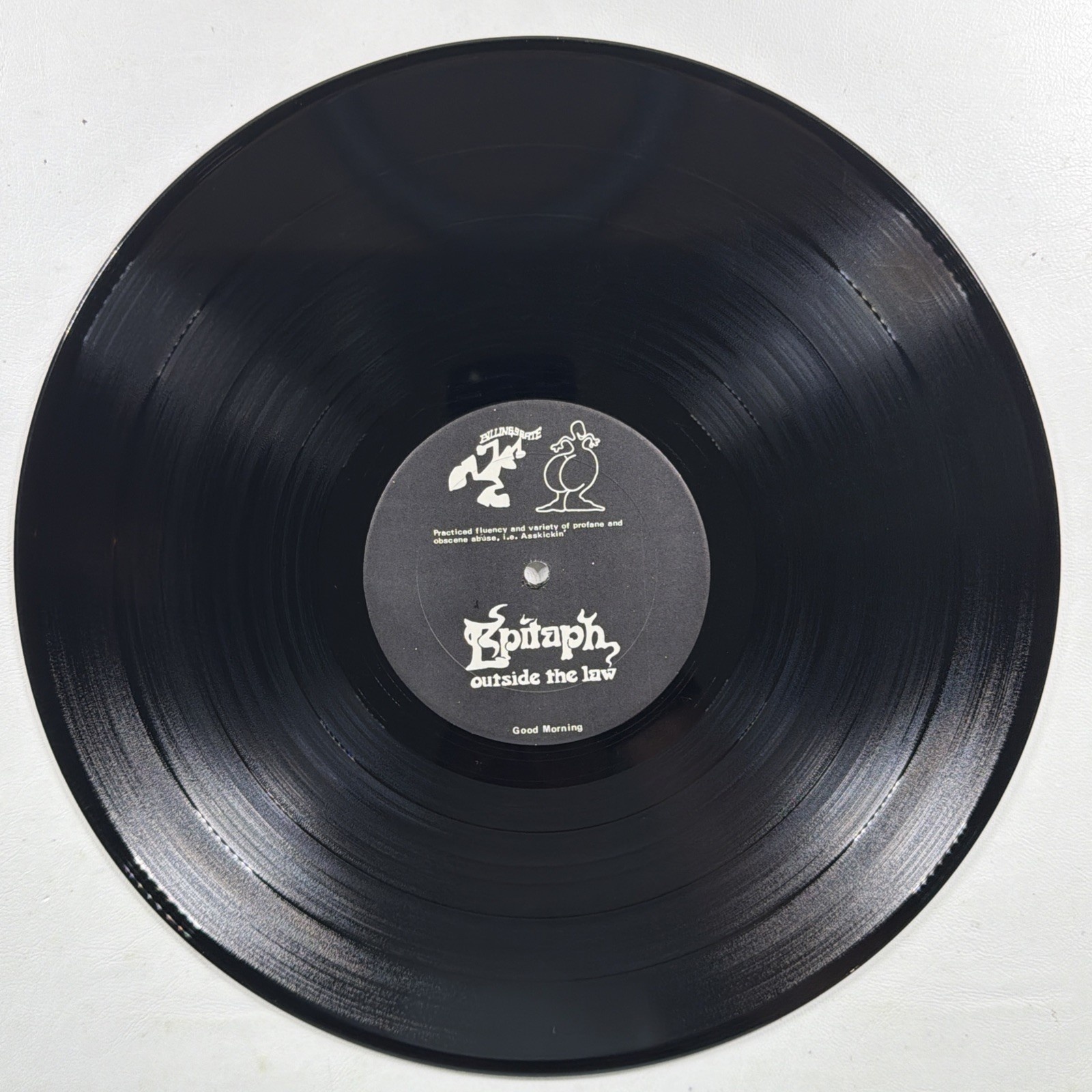 Epitaph – Outside The Law LP Billingsgate BG-1009 EX 1974 Gatefold - Image 9