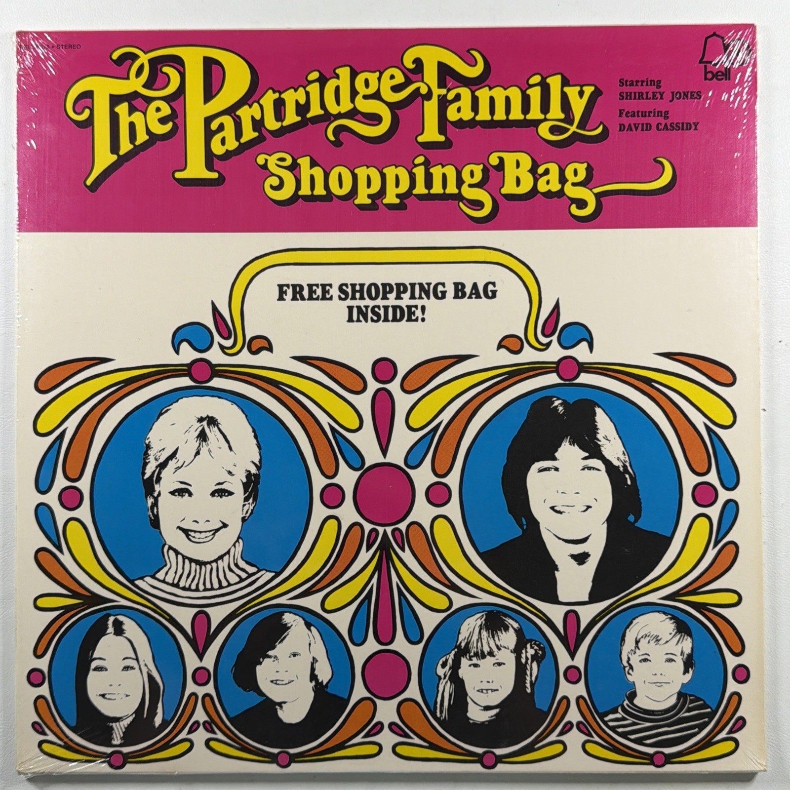 The Partridge Family - Shopping Bag LP Bell 6072 Sealed 1972 with Shopping Bag