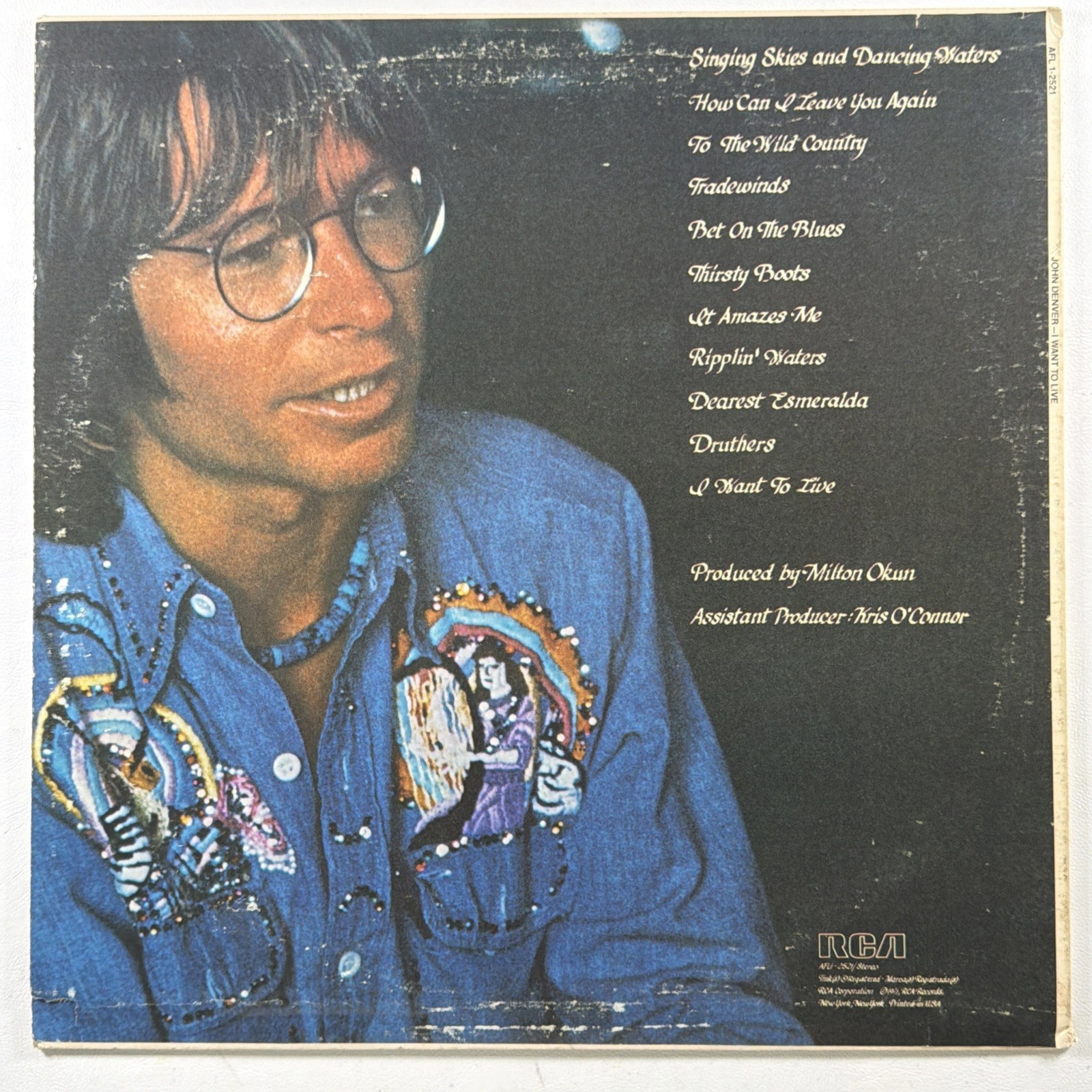 John Denver - 3 LP Lot: Windsong, Spirit, I Want To Live EX 1975-1977 - Image 8