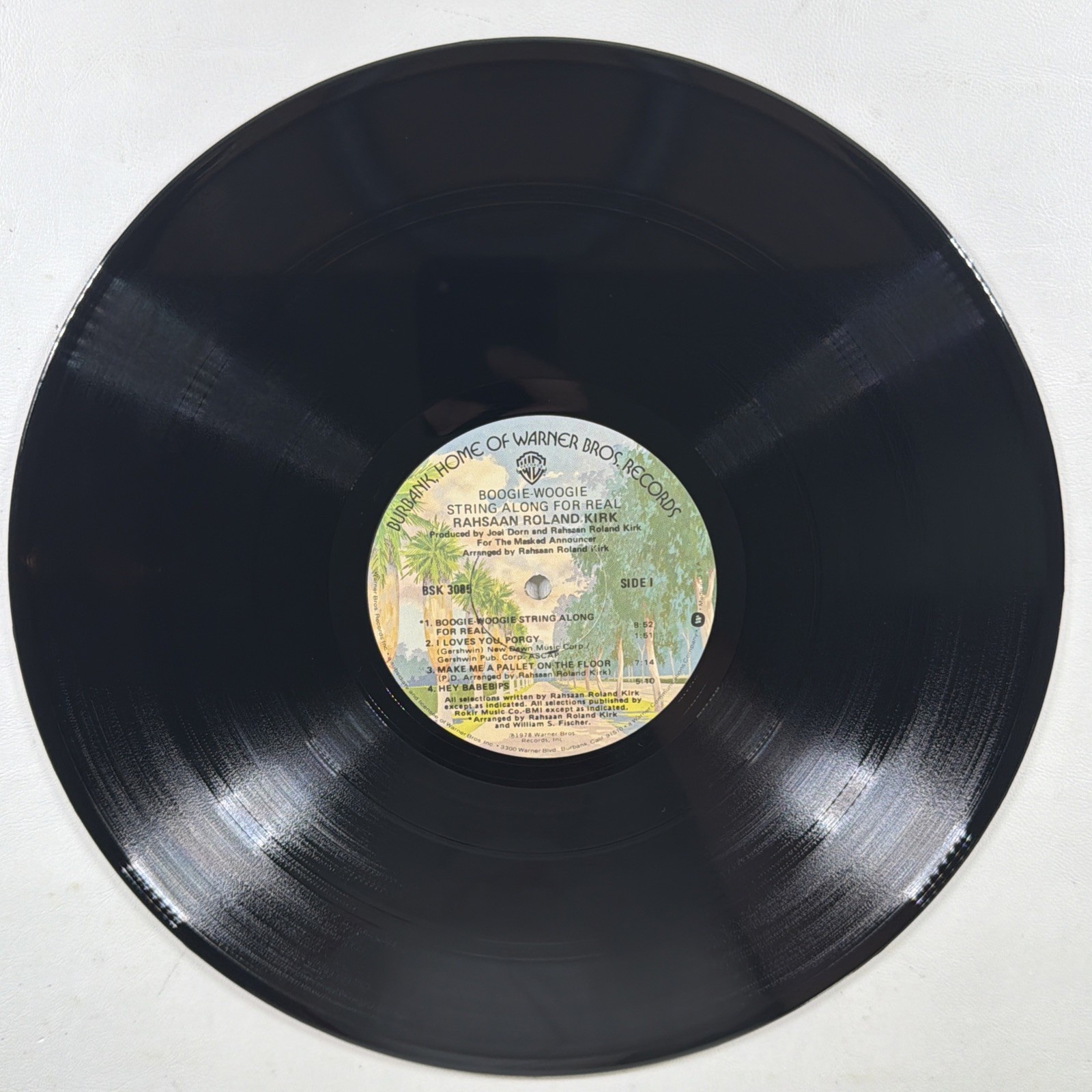 Rahsaan Roland Kirk - Boogie Woogie String Along LP Warner BSK3085 EX Promo 1978 - Image 4