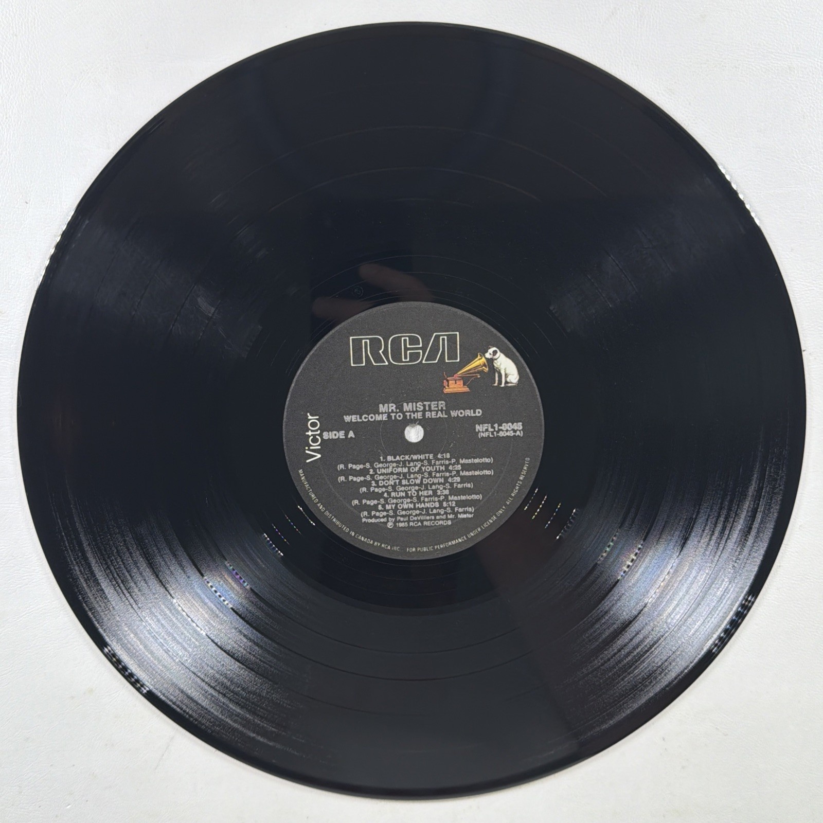 Mr. Mister - Welcome To The Real World LP RCA Victor NFL1-8045 EX 1986 Canada - Image 4