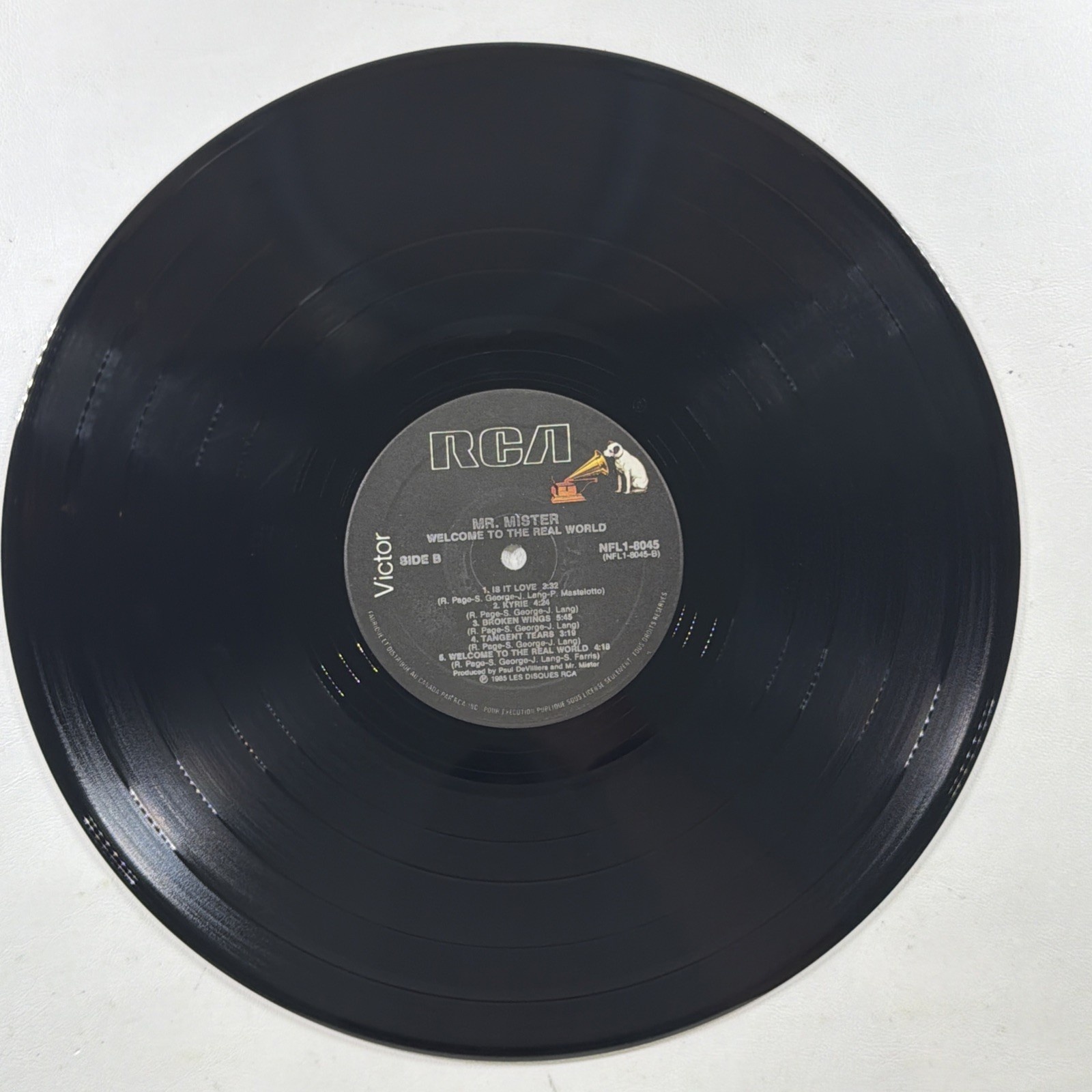 Mr. Mister - Welcome To The Real World LP RCA Victor NFL1-8045 EX 1986 Canada - Image 5
