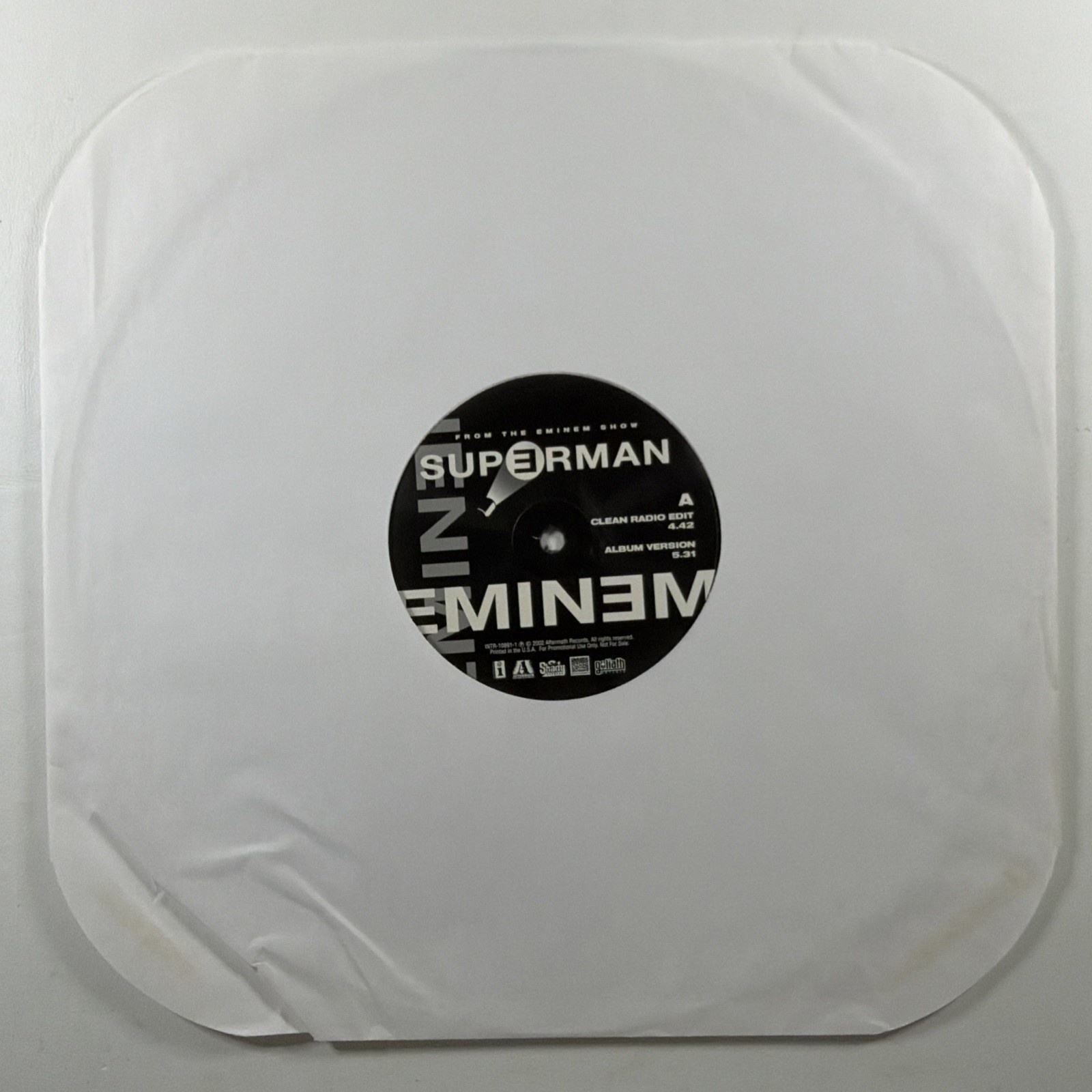 Eminem – Superman 12” Single Interscope INTR-10891-1 EX Promo 2002 Rap Hip-Hop - Image 4