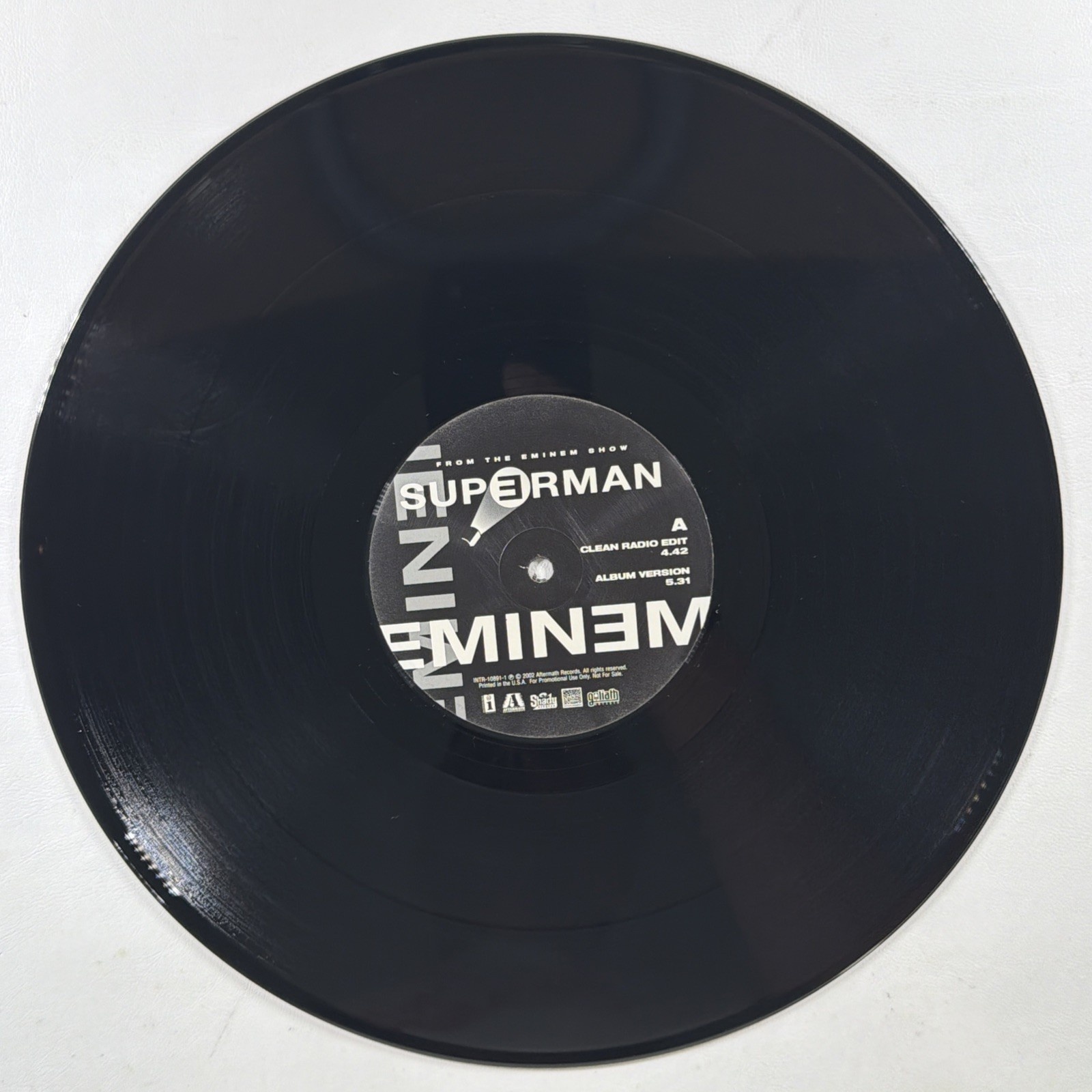 Eminem – Superman 12” Single Interscope INTR-10891-1 EX Promo 2002 Rap Hip-Hop - Image 5