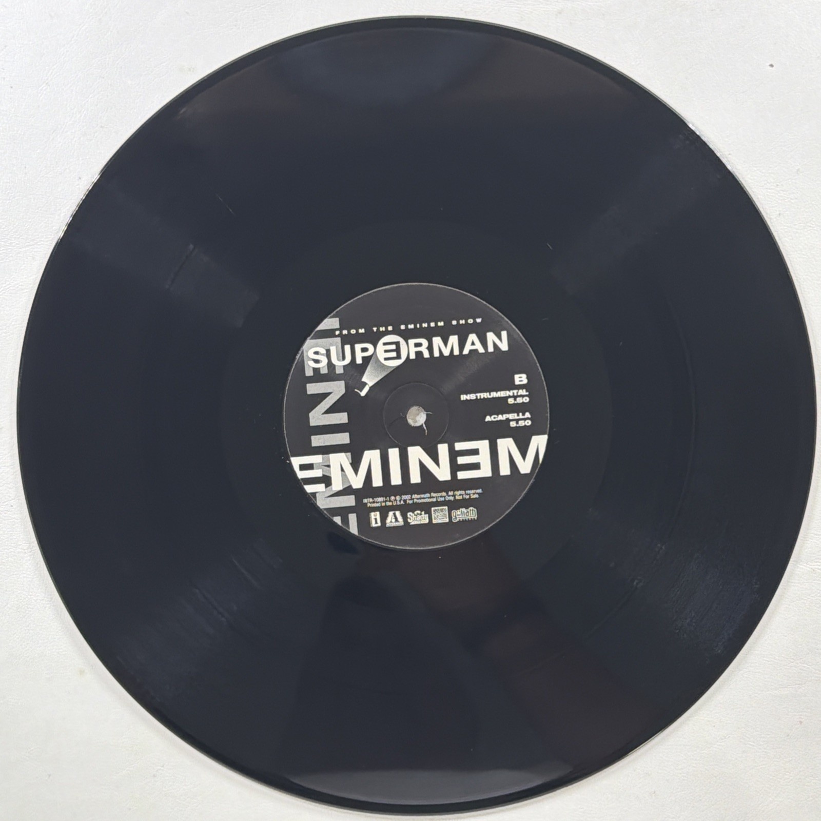 Eminem – Superman 12” Single Interscope INTR-10891-1 EX Promo 2002 Rap Hip-Hop - Image 6