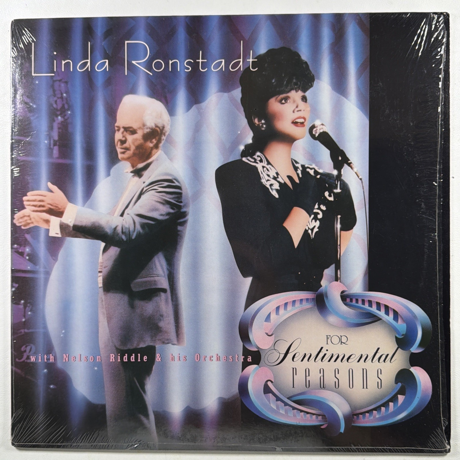 Linda Ronstadt - For Sentimental Reasons LP Asylum 60474-1-E Shrink NM 1986