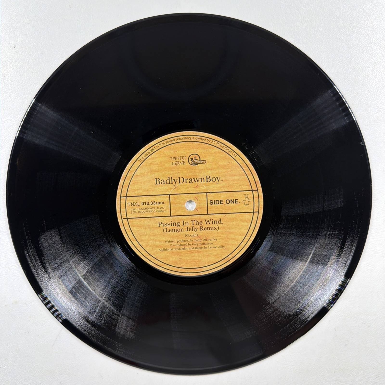 Badly Drawn Boy - Pissin In The Wind 10” Single Twisted Nerve TNXL010 EX 2001 UK - Image 5
