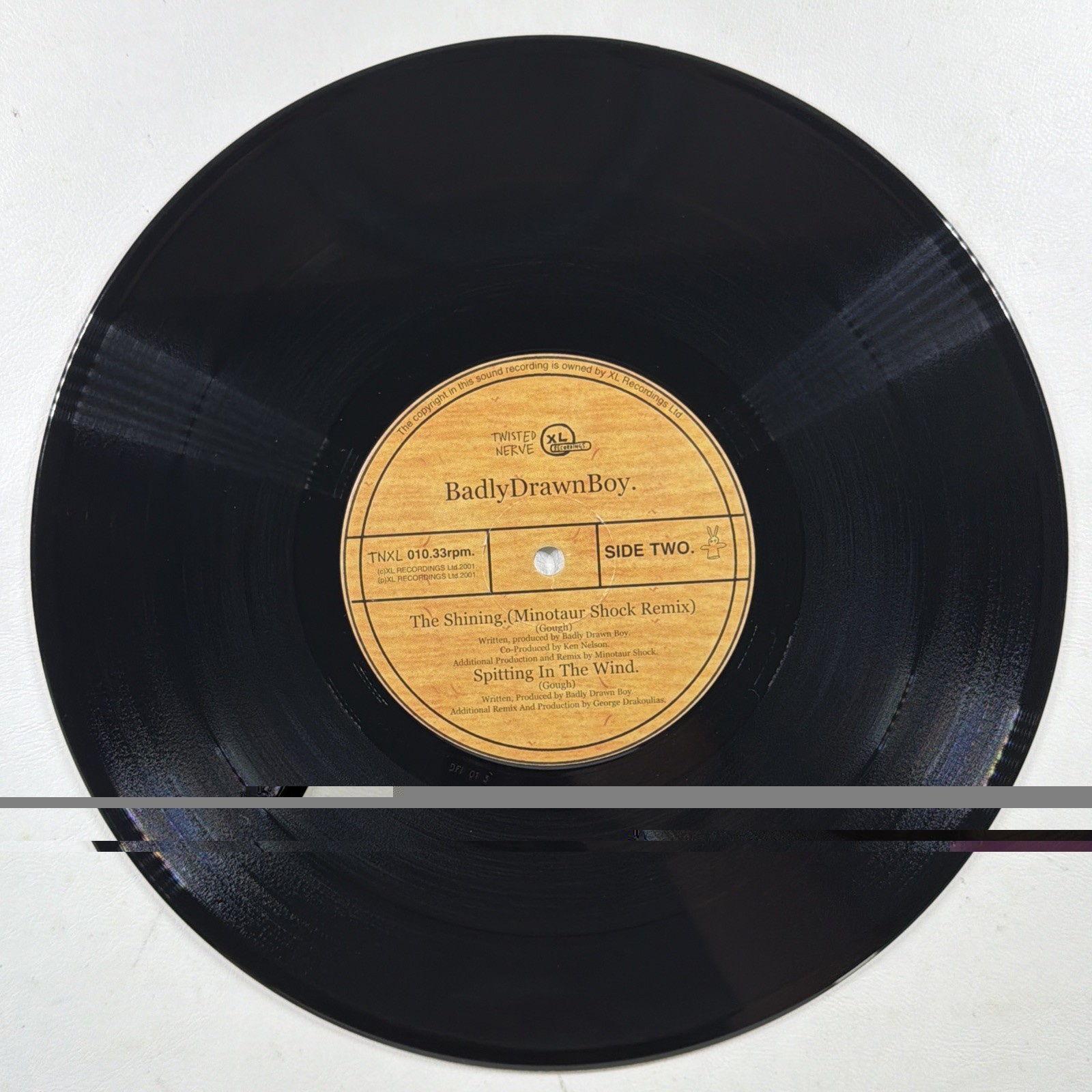 Badly Drawn Boy - Pissin In The Wind 10” Single Twisted Nerve TNXL010 EX 2001 UK - Image 6