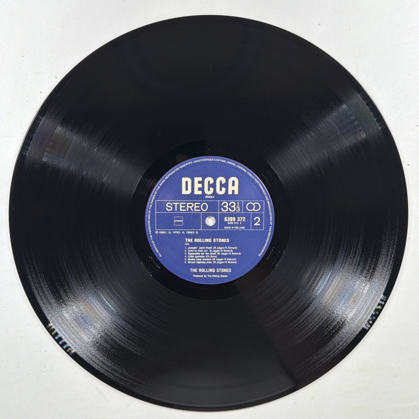 Rolling Stones - Live LP Decca 6399 372 Netherlands 1982 Royal Albert Hall & MSG - Image 5