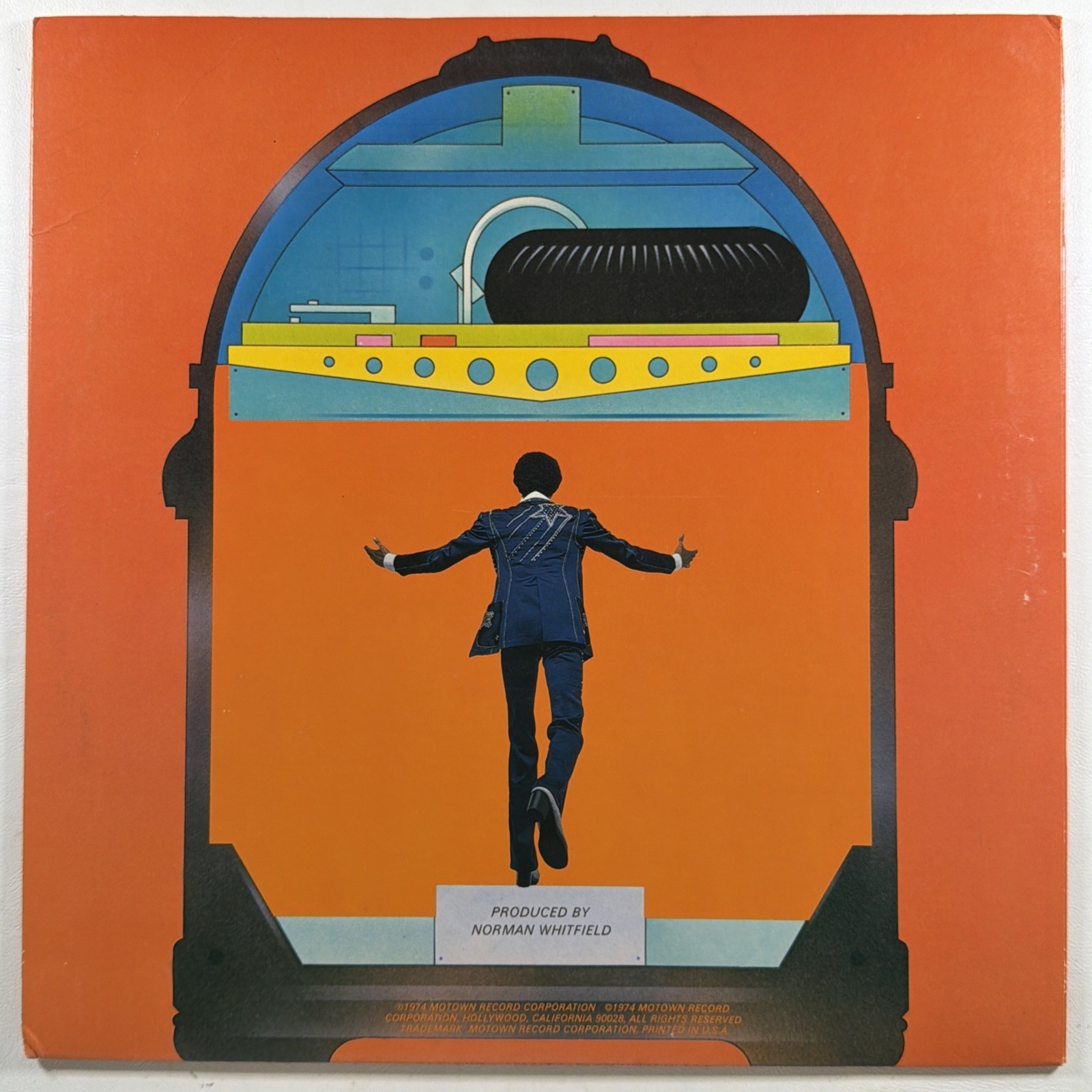 David Ruffin - Me'n Rock'n Roll Are Here To Stay LP Motown EX Promo 1974 Die-Cut - Image 4