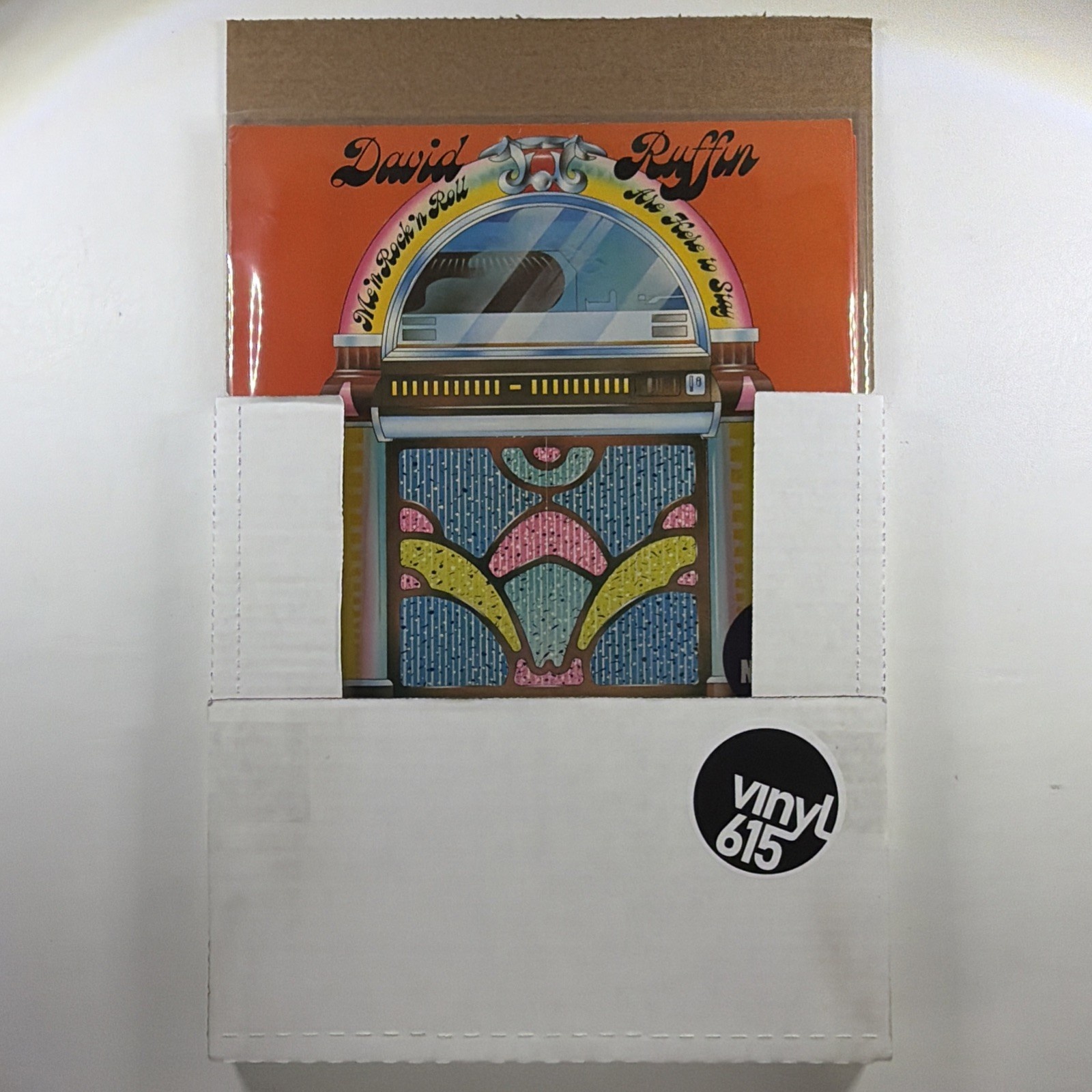 David Ruffin - Me'n Rock'n Roll Are Here To Stay LP Motown EX Promo 1974 Die-Cut - Image 8