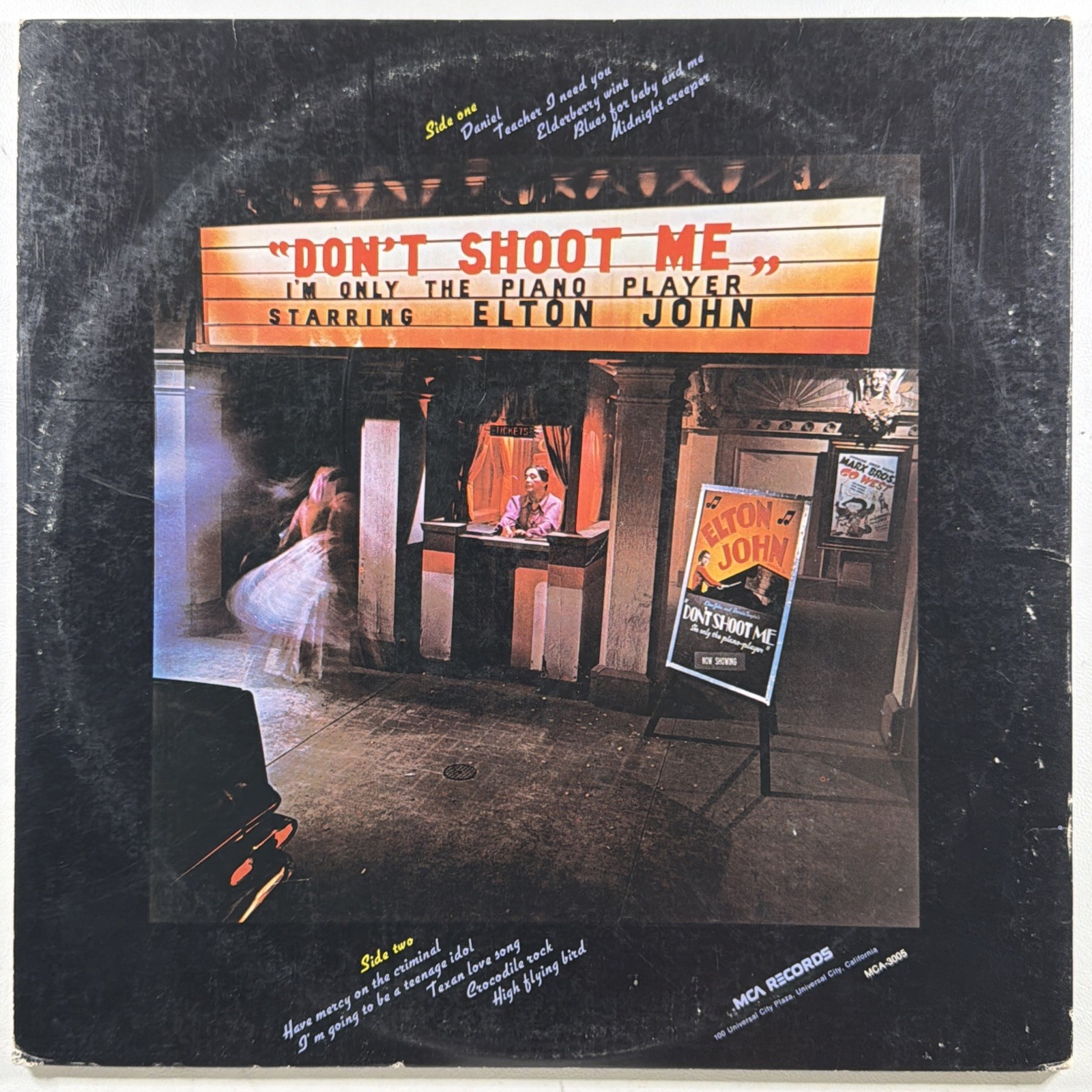 Elton John - Don't Shoot Me, I'm Only the Piano Player MCA-3005 EX 1972 Gate - Image 2