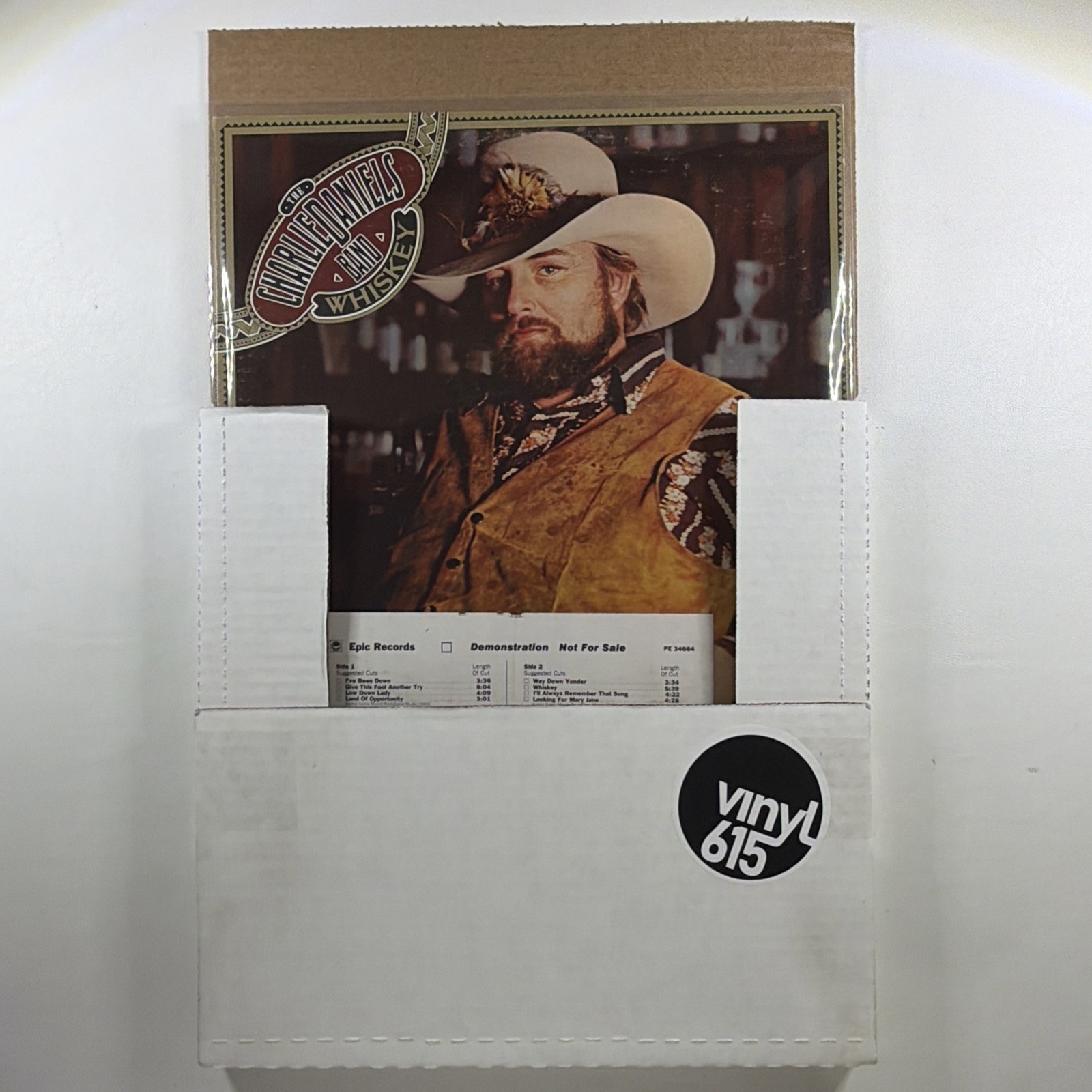 The Charlie Daniels Band - Whiskey LP Epic Records PE 34664 NM White Promo 1977 - Image 7