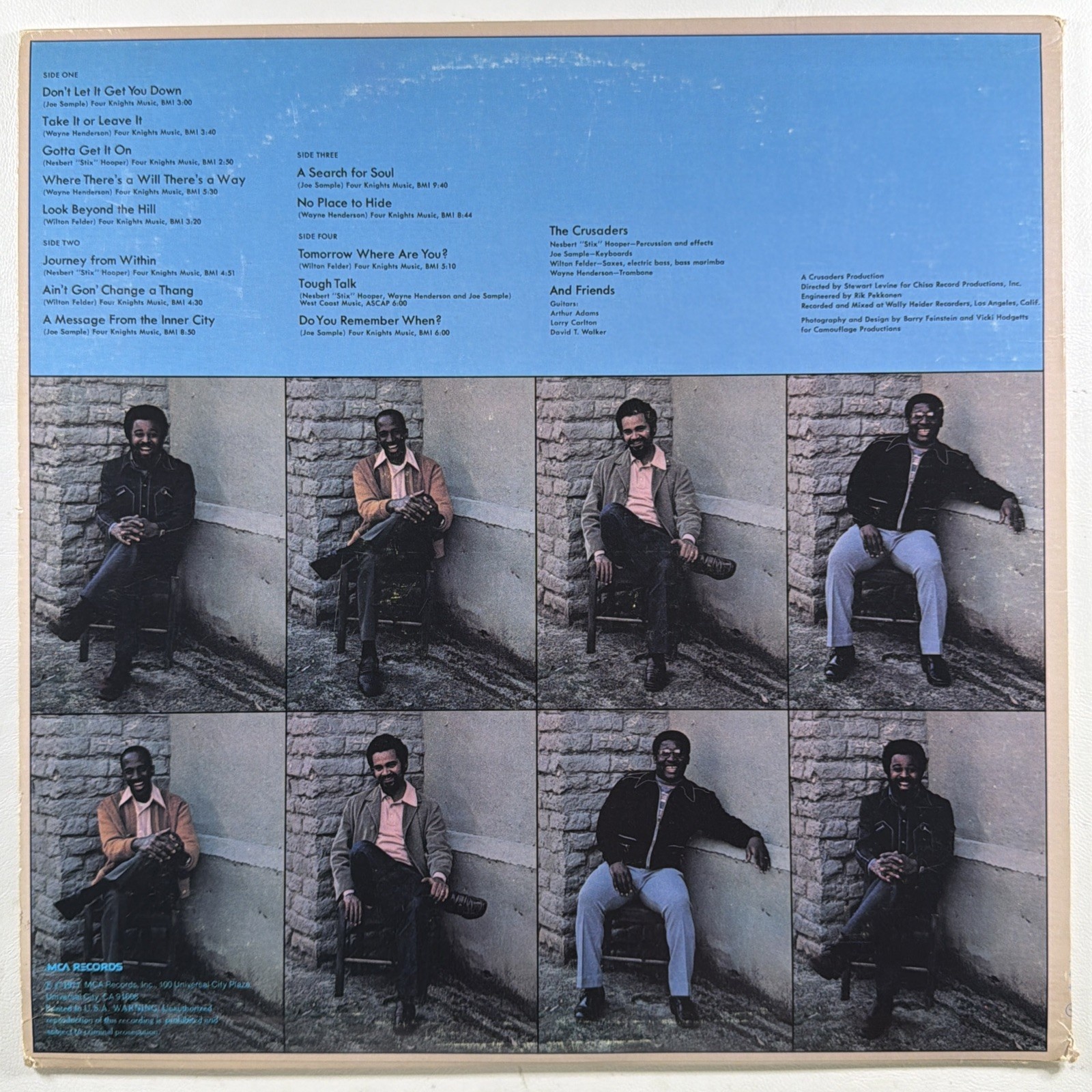 The Crusaders - The 2nd Crusade 2LP Blue Thumb Records BTS 7000 VG+ 1973 Promo - Image 3