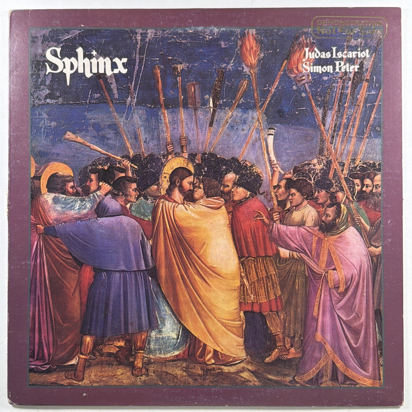 Sphinx - Judas Iscariot / Simon Peter LP Casablanca NBLP 7077 VG+ Promo 1977