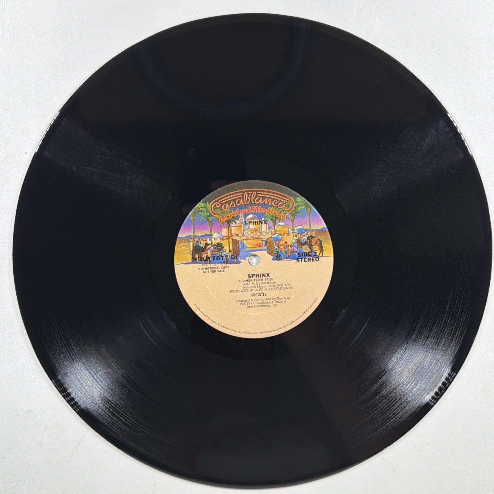 Sphinx - Judas Iscariot / Simon Peter LP Casablanca NBLP 7077 VG+ Promo 1977 - Image 5