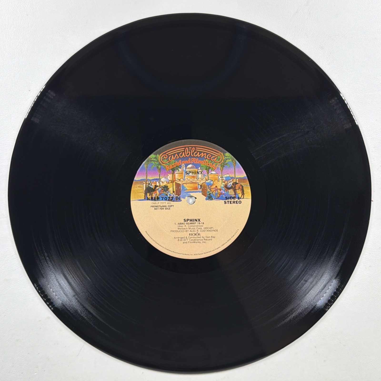 Sphinx - Judas Iscariot / Simon Peter LP Casablanca NBLP 7077 VG+ Promo 1977 - Image 6
