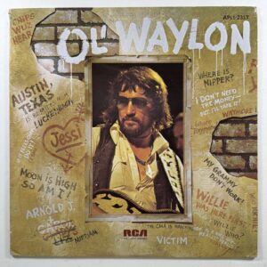 Waylon Jennings - Ol' Waylon LP RCA AFL1-2317 VG+ 1977 Promo Country