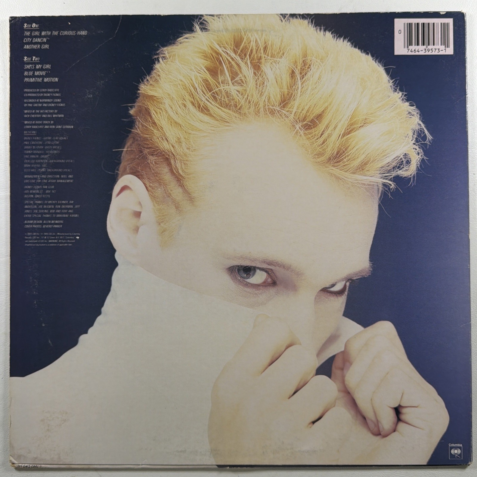 Digney Fignus - Self Titled EP Columbia B6C 39573 NM 1985 Rock - Image 3