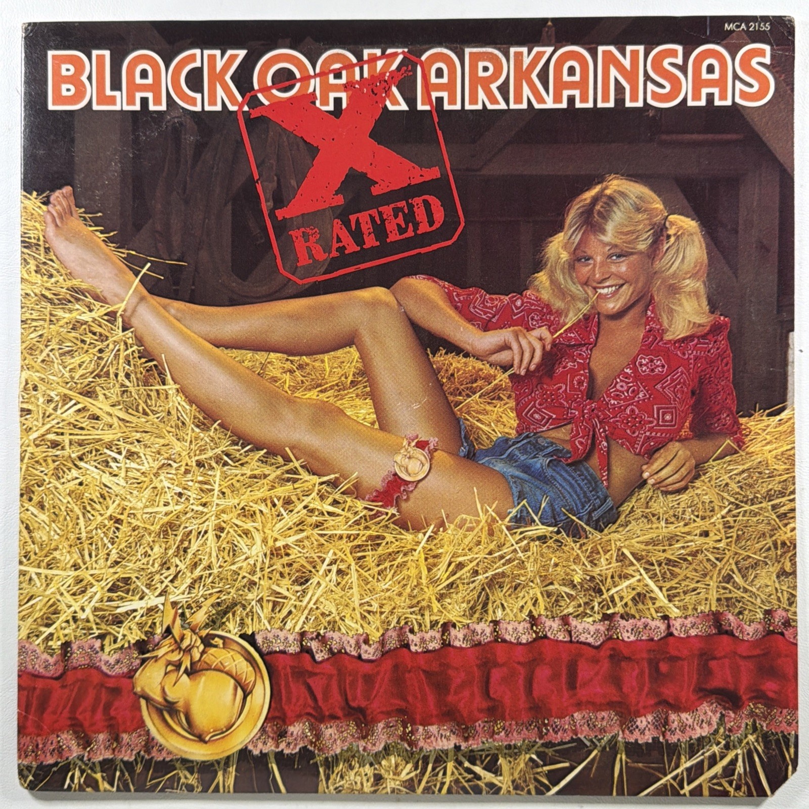 Black Oak Arkansas - X-Rated LP MCA-2155 NM 1975 Promo Insert Embossed Cover