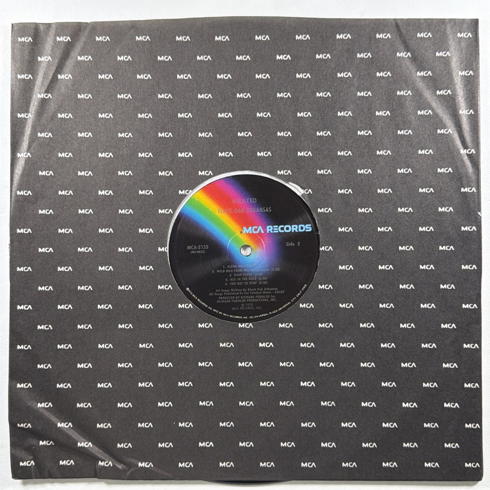 Black Oak Arkansas - X-Rated LP MCA-2155 NM 1975 Promo Insert Embossed Cover - Image 5