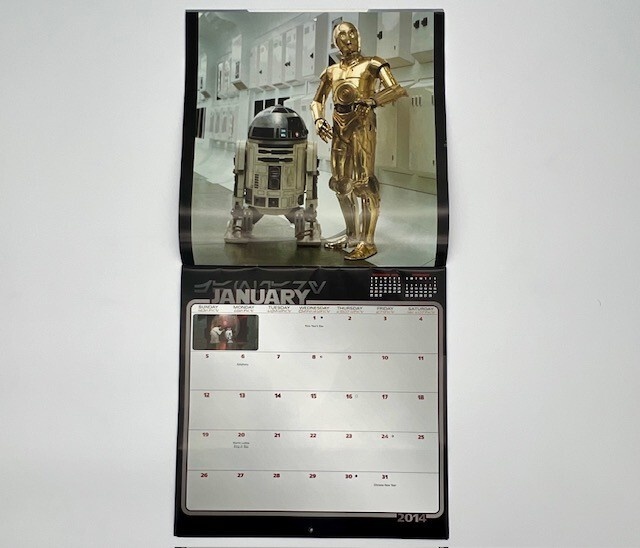 Star Wars 2014 Wall Calendar 16 Month by Trends International (Very Good) - Image 3