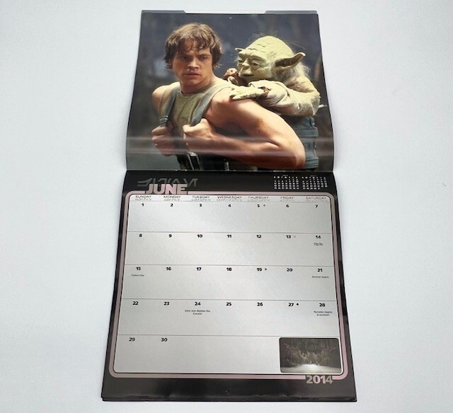 Star Wars 2014 Wall Calendar 16 Month by Trends International (Very Good) - Image 4