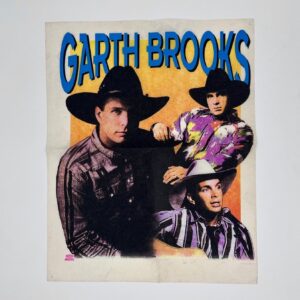 Garth Brooks Fabric Wall Hanging (16" X 20") Vintage