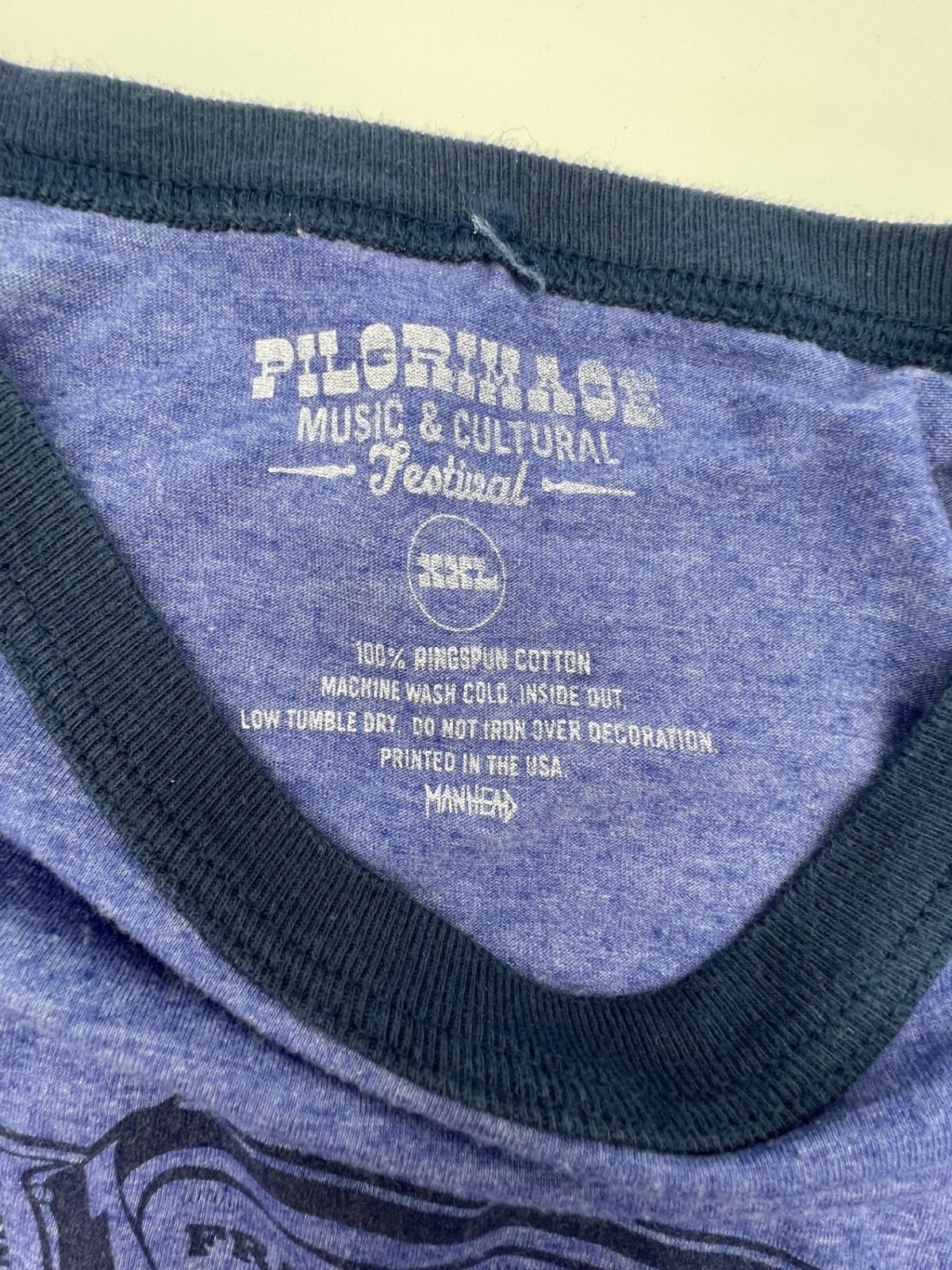 Pilgrimage Music & Culturl Festival 2016 Blue T-Shirt w/blue bands (XXL) - Image 7