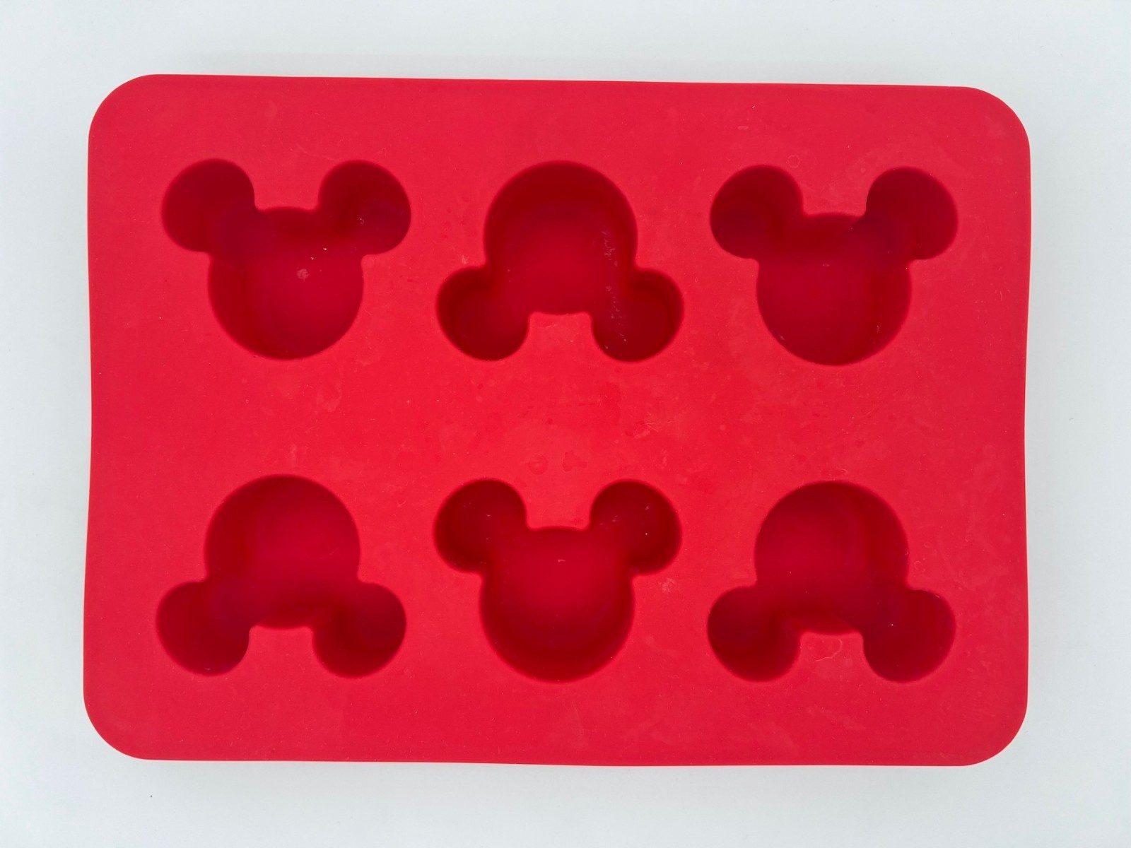 Disney Parks Red Mickey Silicone Muffin Cupcake Mold Jelly Mold Baking