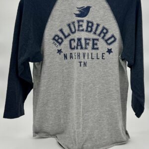 Bluebird Cafe Nashville T-Shirt Raglan Music Baseball Tee Unisex (Small) Vintage
