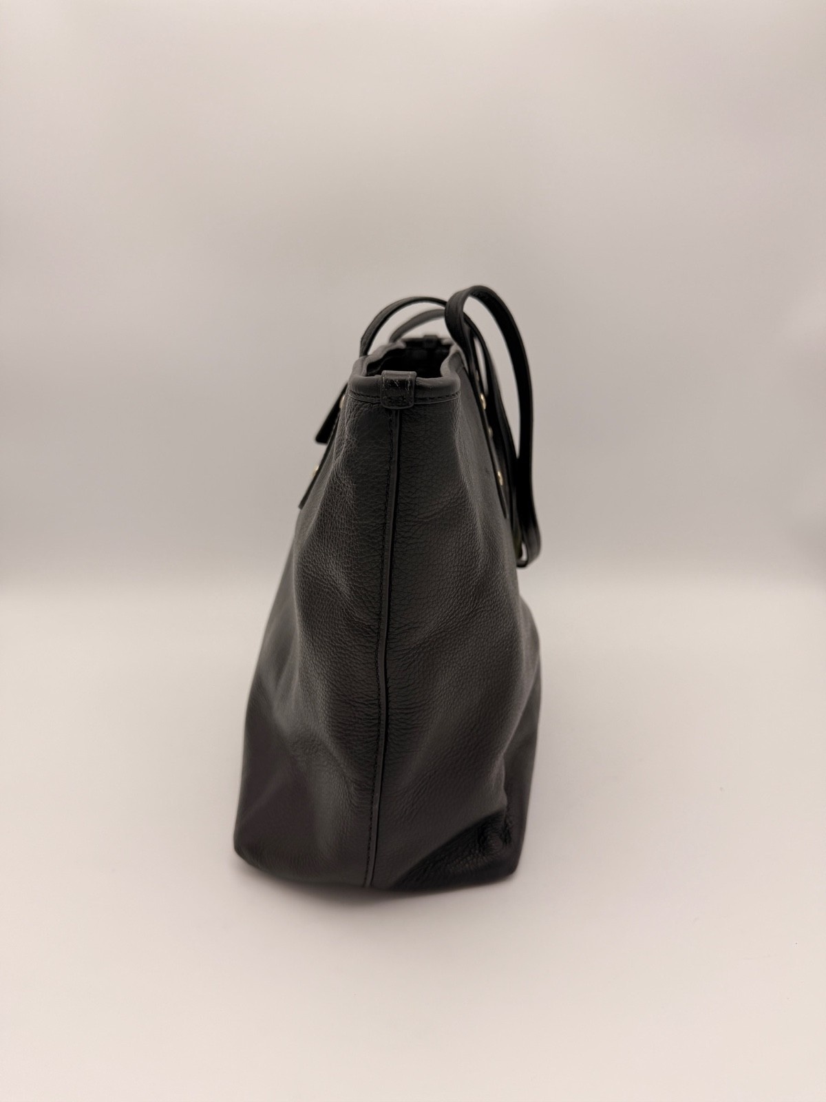 Coach Pebbled Leather Black Tote 2014/15 F1561 Very Good Condition - Image 3