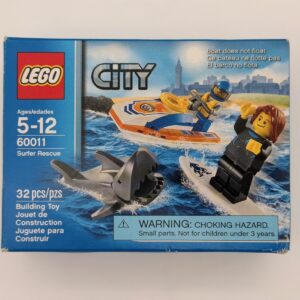 LEGO City Surfer Rescue 60011 Complete with Box & Instructions 32 pcs