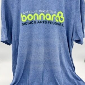 2017 Bonnaroo Music & Arts Festival Men's T-shirt (Blue) 2XL